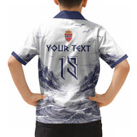 Custom Norway Football Hawaiian Shirt Ro Ro Ro Viking Glory