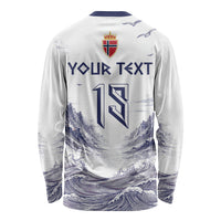 Custom Norway Football Long Sleeve Shirt Ro Ro Ro Viking Glory