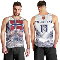 Custom Norway Football Men Tank Top Ro Ro Ro Viking Glory