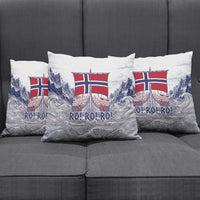 Norway Football Pillow Cover Ro Ro Ro Viking Glory