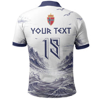 Custom Norway Football Polo Shirt Ro Ro Ro Viking Glory