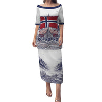 Custom Norway Football Puletasi Ro Ro Ro Viking Glory