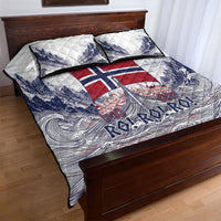 Norway Football Quilt Bed Set Ro Ro Ro Viking Glory