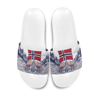 Norway Football Slide Sandals Ro Ro Ro Viking Glory