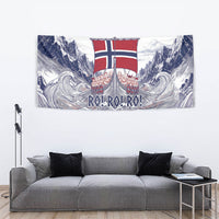 Norway Football Tapestry Ro Ro Ro Viking Glory