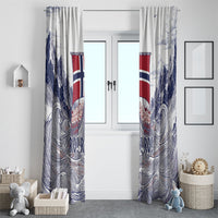 Norway Football Window Curtain Ro Ro Ro Viking Glory
