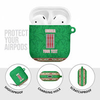 Personalized Italy Umbria AirPods Case Flag Style - Wonder Print Shop