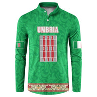 Personalized Italy Umbria Button Sweatshirt Flag Style LT19