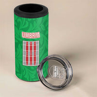 Personalized Italy Umbria 4 in 1 Can Cooler Tumbler Flag Style - Wonder Print Shop
