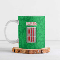 Personalized Italy Umbria Ceramic Mug Flag Style - Wonder Print Shop