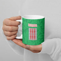 Personalized Italy Umbria Ceramic Mug Flag Style - Wonder Print Shop