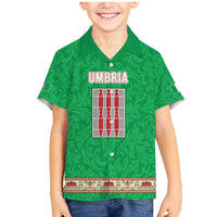 Personalized Italy Umbria Family Matching Mermaid Dress and Hawaiian Shirt Flag Style LT19