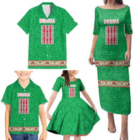 Personalized Italy Umbria Family Matching Puletasi and Hawaiian Shirt Flag Style LT19