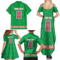 Personalized Italy Umbria Family Matching Summer Maxi Dress and Hawaiian Shirt Flag Style LT19