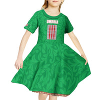 Personalized Italy Umbria Kid Short Sleeve Dress Flag Style LT19