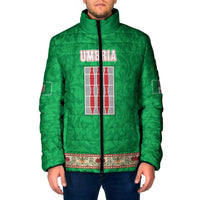 Personalized Italy Umbria Padded Jacket Flag Style LT19