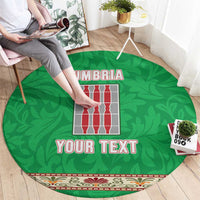Personalized Italy Umbria Round Carpet Flag Style - Wonder Print Shop