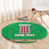 Personalized Italy Umbria Round Carpet Flag Style - Wonder Print Shop
