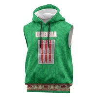 Personalized Italy Umbria Sleeveless Hoodie Flag Style LT19