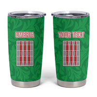 Personalized Italy Umbria Tumbler Cup Flag Style - Wonder Print Shop