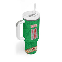 Personalized Italy Umbria Tumbler With Handle Flag Style - Wonder Print Shop