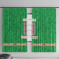 Personalized Italy Umbria Window Curtain Flag Style - Wonder Print Shop