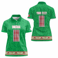Personalized Italy Umbria Women Polo Shirt Flag Style LT19