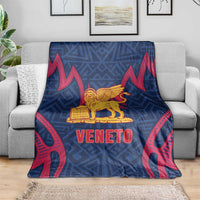Italy Veneto Blanket Emblem With Flag Style - Wonder Print Shop
