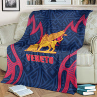 Italy Veneto Blanket Emblem With Flag Style - Wonder Print Shop