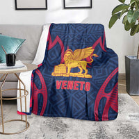 Italy Veneto Blanket Emblem With Flag Style - Wonder Print Shop