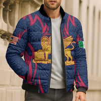 Italy Veneto Bomber Puffer Jacket Emblem With Flag Style LT19