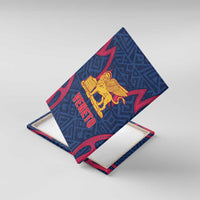 Italy Veneto Canvas Wall Art Emblem With Flag Style - Wonder Print Shop