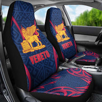 Italy Veneto Car Seat Cover Emblem With Flag Style - Wonder Print Shop