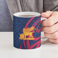 Italy Veneto Ceramic Mug Emblem With Flag Style - Wonder Print Shop