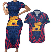 Italy Veneto Couples Matching Short Sleeve Bodycon Dress and Hawaiian Shirt Emblem With Flag Style LT19