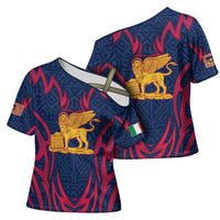 Italy Veneto Cross Shoulder Shirt Emblem With Flag Style LT19