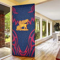 Italy Veneto Door Cover Emblem With Flag Style - Wonder Print Shop