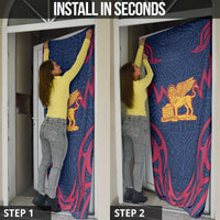 Italy Veneto Door Cover Emblem With Flag Style - Wonder Print Shop