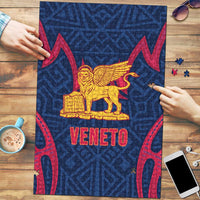 Italy Veneto Puzzle Emblem With Flag Style - Wonder Print Shop