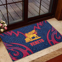 Italy Veneto Rubber Doormat Emblem With Flag Style - Wonder Print Shop