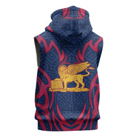 Italy Veneto Sleeveless Zip Hoodie Emblem With Flag Style LT19