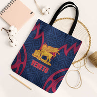 Italy Veneto Tote Bag Emblem With Flag Style - Wonder Print Shop