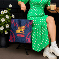 Italy Veneto Tote Bag Emblem With Flag Style - Wonder Print Shop