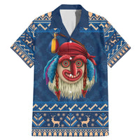 Personalized Romania Christmas Family Matching Mermaid Dress and Hawaiian Shirt Romanian Traditional Masks - Wonder Print Shop