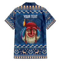 Personalized Romania Christmas Family Matching Summer Maxi Dress and Hawaiian Shirt Romanian Traditional Masks - Wonder Print Shop