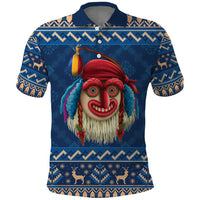 Personalized Romania Christmas Polo Shirt Romanian Traditional Masks - Wonder Print Shop