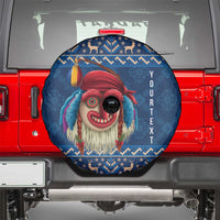 Personalized Romania Christmas Spare Tire Cover Romanian Traditional Masks - Wonder Print Shop