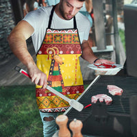 Personalized Moldova Christmas Apron Capra Goat Folk Costume - Wonder Print Shop