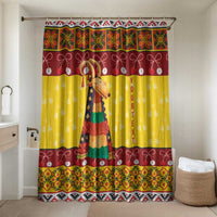 Personalized Moldova Christmas Bathroom Set Capra Goat Folk Costume - Wonder Print Shop