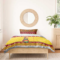 Personalized Moldova Christmas Bedding Set Capra Goat Folk Costume - Wonder Print Shop